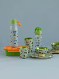 Rice Aufbewahren & Servieren<Lunchbox in Grün/ Orange - (B)21 x (H)7,5 x (T)14 cm