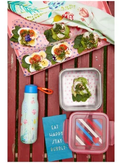 Rice Aufbewahren & Servieren<Lunchbox in Rosa - (B)19 x (H)8,5 x (T)19 cm