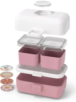 Monbento Aufbewahren & Servieren<Lunchbox in Weiß/ Rosa - 800 ml