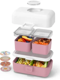 Monbento Aufbewahren & Servieren<Lunchbox in Weiß/ Rosa - 800 ml