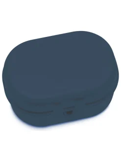 koziol Aufbewahren & Servieren<Lunchbox "Pascal Mini" in Dunkelblau - (L)9,6 x (B)7 x (H)5,2 cm