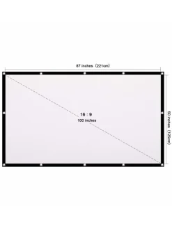 LA VAGUE Tv & Audio<LV-HD320 BUNDLE LED-Projektor inkl. LV-STA100FP in weiß