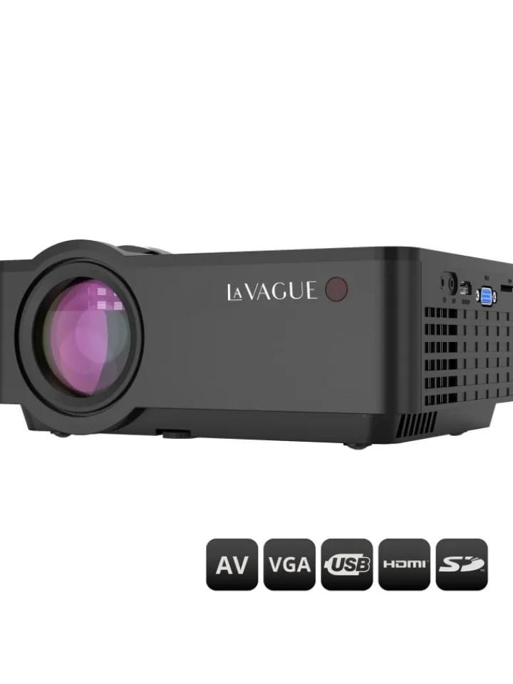 LA VAGUE Tv & Audio<LV-HD320 LED-Projektor in schwarz