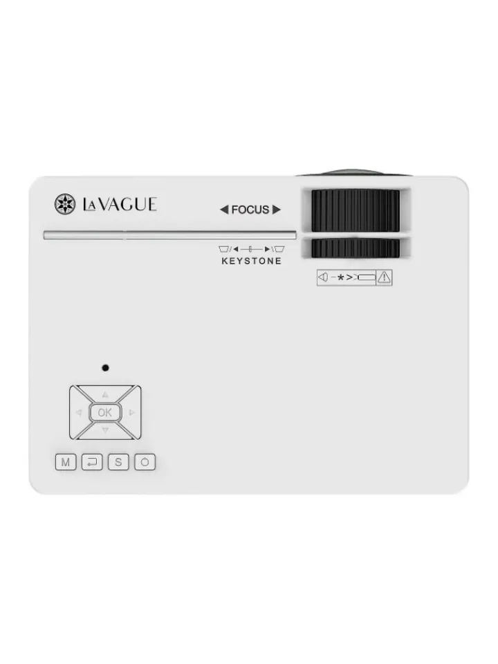 LA VAGUE Tv & Audio<LV-HD200 LED-Projektor in weiß