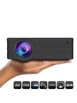 LA VAGUE Tv & Audio<LV-HD240 WI-FI LED-Projektor in schwarz