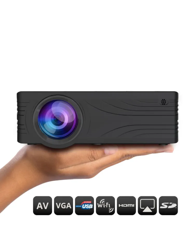 LA VAGUE Tv & Audio<LV-HD240 WI-FI LED-Projektor in schwarz