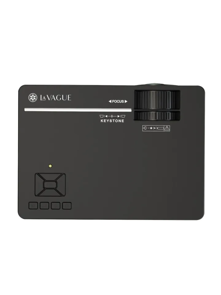 LA VAGUE Tv & Audio<LV-HD240 WI-FI LED-Projektor in schwarz