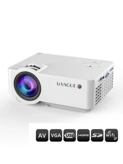 LA VAGUE Tv & Audio<LV-HD340 WI-FI LED-Projektor in weiß