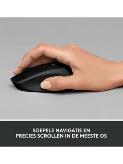 Logitech Tablets, Konsolen & Elektronisches Spielzeug<M330 Silent Click Wireless Maus – Ideal für ruhige Büros in Schwarz