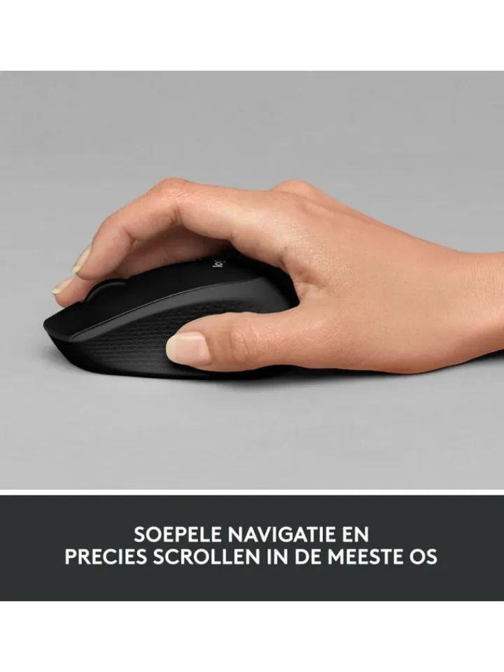 Logitech Tablets, Konsolen & Elektronisches Spielzeug<M330 Silent Click Wireless Maus – Ideal für ruhige Büros in Schwarz