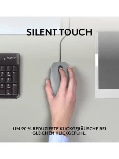 Logitech Tablets, Konsolen & Elektronisches Spielzeug<M110 Silent Maus für Rechts- und Linkshänder - für ein in Grau