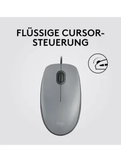Logitech Tablets, Konsolen & Elektronisches Spielzeug<M110 Silent Maus für Rechts- und Linkshänder - für ein in Grau