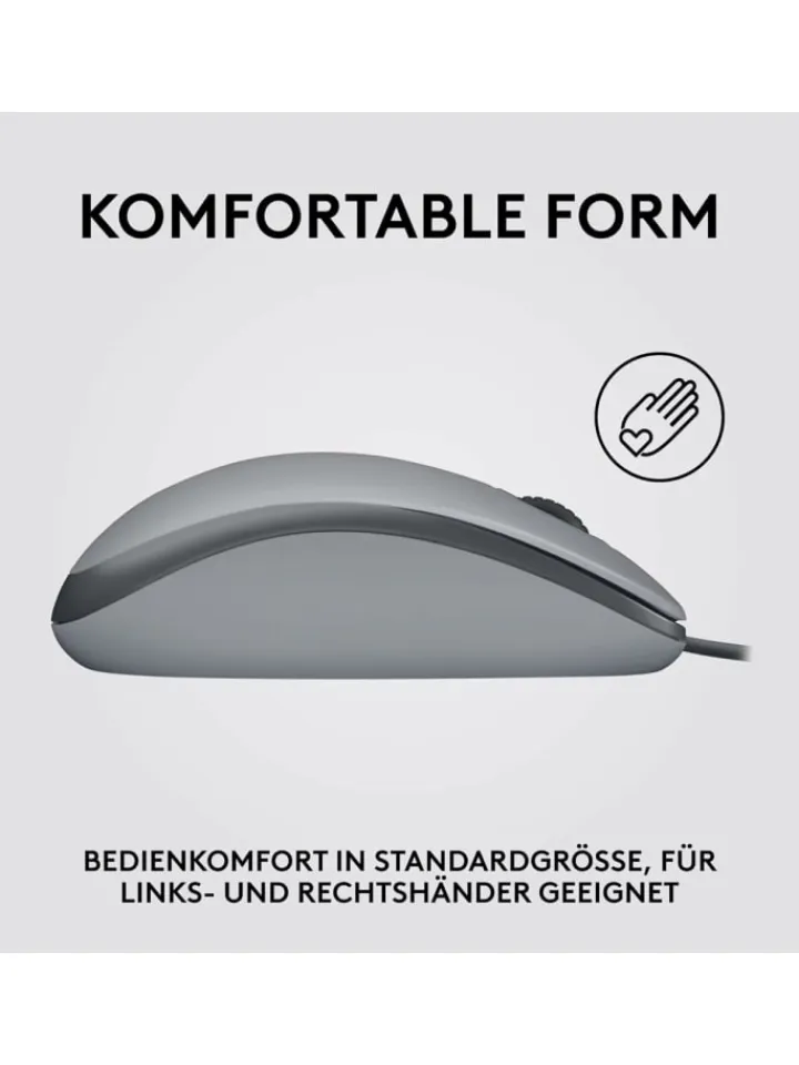 Logitech Tablets, Konsolen & Elektronisches Spielzeug<M110 Silent Maus für Rechts- und Linkshänder - für ein in Grau