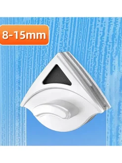 Joybos Putz- & Waschutensilien<Magnetischer Glasreiniger in Weiß/ Schwarz, 8-15 mm Glasdicke