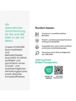 Schiesser Bettwäsche & Bettwaren<Mako-Jersey-Spannbettlaken in Creme