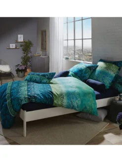 Erwin Müller Bettwäsche & Bettwaren<Mako-Satin Bettwäsche in blau