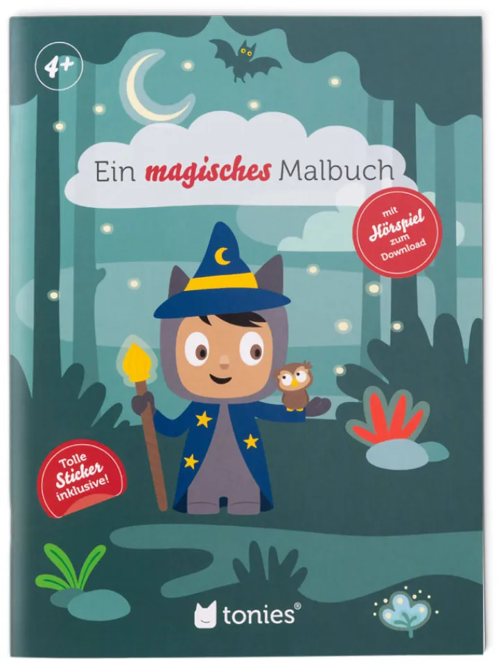 tonies Bücher|Kreativbedarf & Do-It-Yourself<Malbuch "Freundschaftstag im Zauberwald" - ab 3 Jahren