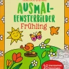 ars edition Bücher<Malbuch "Kunterbunte Ausmal-Fensterbilder - Frühling"