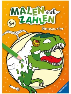 Ravensburger Bücher|Kreativbedarf & Do-It-Yourself<Malbuch "Malen nach Zahlen ab 5: Dinosaurier"
