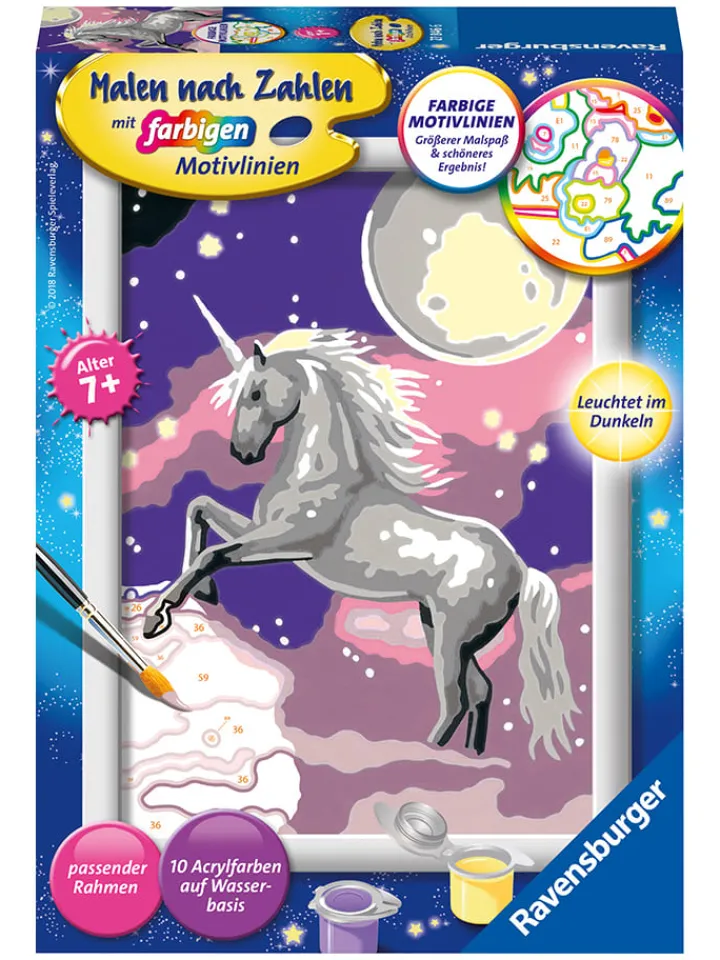 Ravensburger Kreativbedarf & Do-It-Yourself<Malen nach Zahlen-Set: "Einhorn" - ab 7 Jahren
