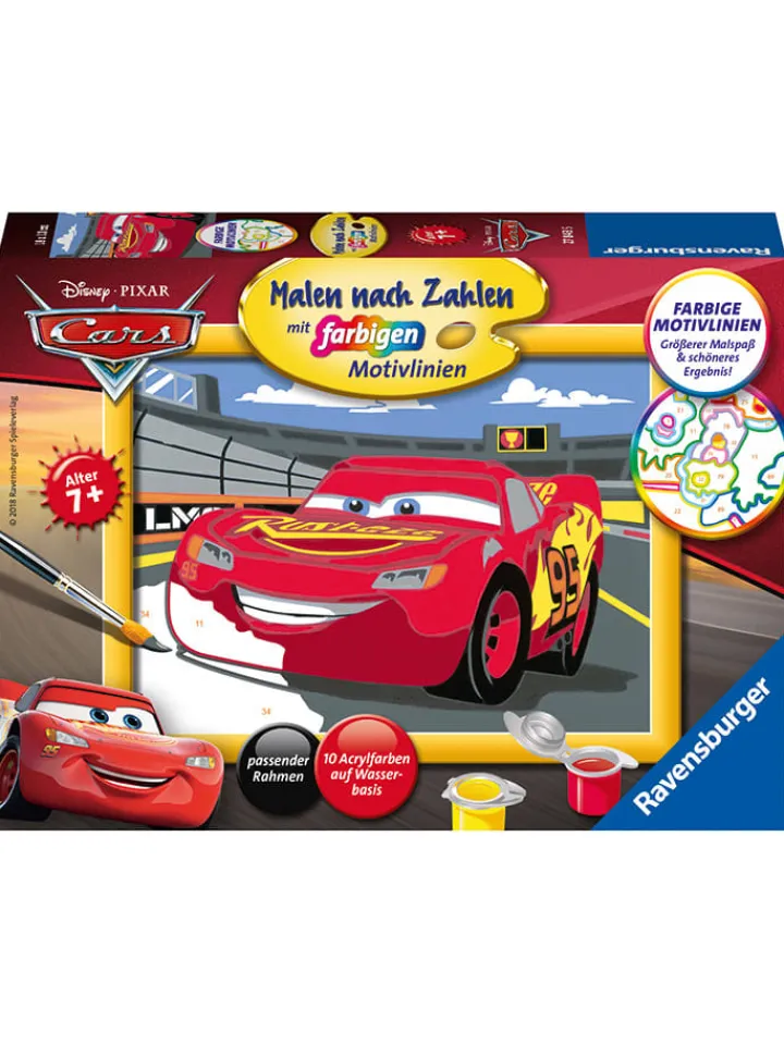 Ravensburger Kreativbedarf & Do-It-Yourself<Malen nach Zahlen-Set "Lightning McQueen" - ab 5 Jahren