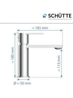 Franz Joseph Schütte Badarmaturen<MANHATTAN Waschtischarmatur, Chrom