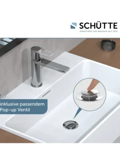 Franz Joseph Schütte Badarmaturen<MANHATTAN Waschtischarmatur, Chrom