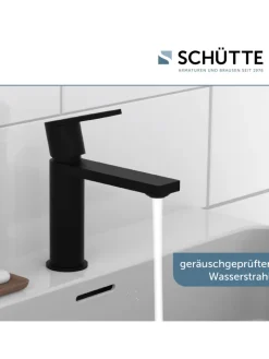 Franz Joseph Schütte Badarmaturen<MANHATTAN Waschtischarmatur, Schwarz matt