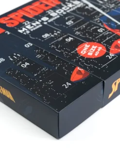 Spiderman Adventskalender<Marvel Socken Adventskalender mit 12 Paar kurz und lang in Mehrfarbig