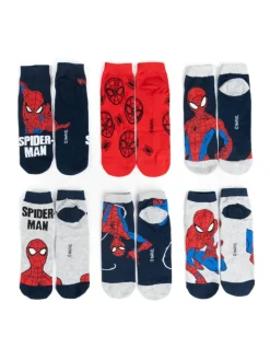 Spiderman Adventskalender<Marvel Socken Adventskalender mit 12 Paar kurz und lang in Mehrfarbig