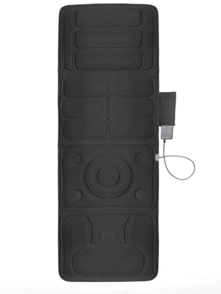 InnovaGoods Pflege & Gesundheit<Massagematte in Schwarz - (L)156 x (B)54 cm