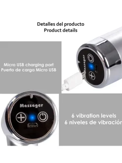 DAM Pflege & Gesundheit<Massagepistole ''SJ-8200'' in Silber