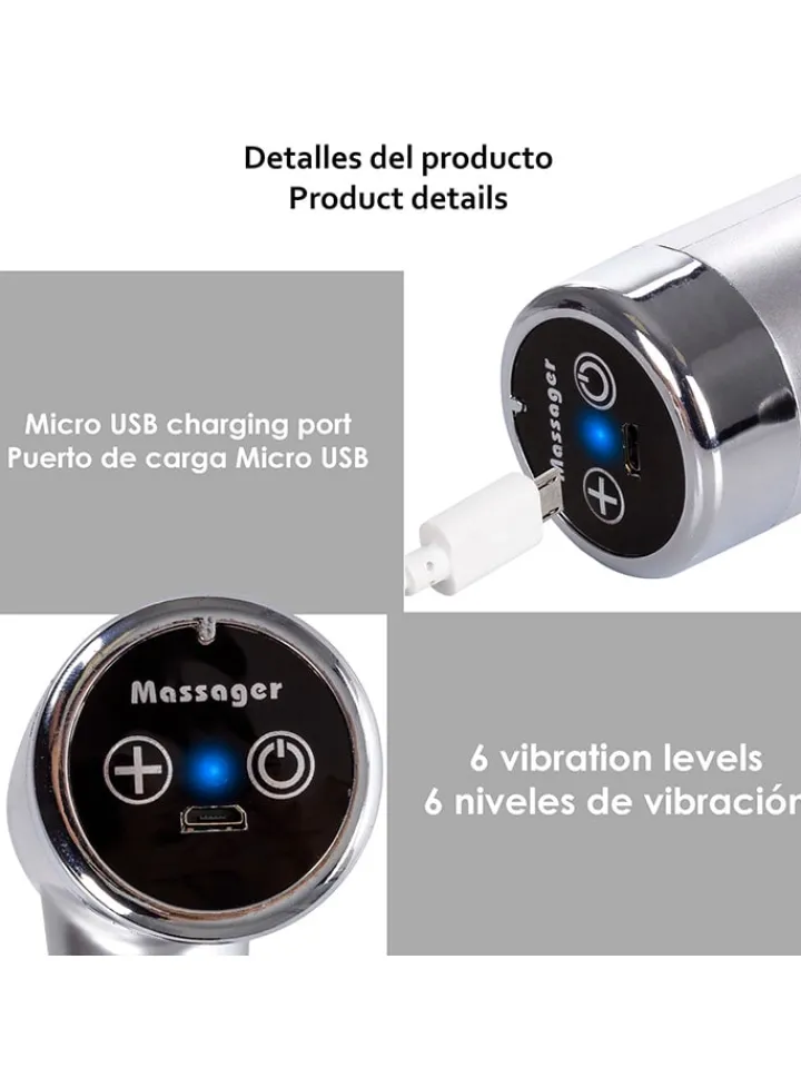 DAM Pflege & Gesundheit<Massagepistole ''SJ-8200'' in Silber