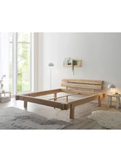Vaja Betten & Matratzen<Massivholz Balkenbett Inger 180x200 cm in Eiche