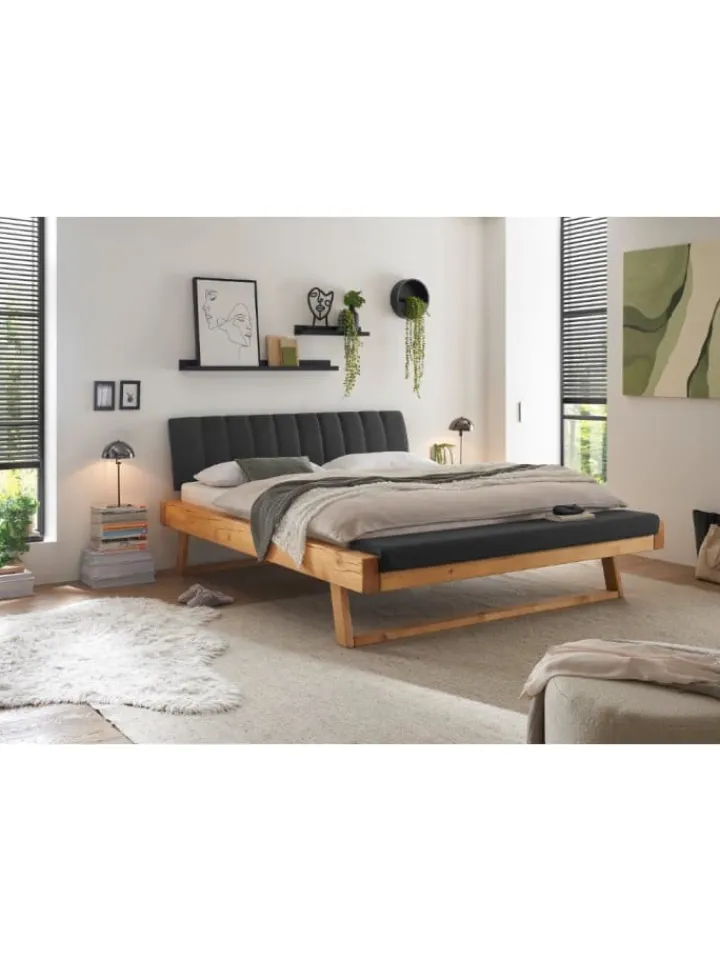 Vaja Betten & Matratzen<Massivholz Doppelbett Sarja 180x200 cm Fichte massiv in Fichte