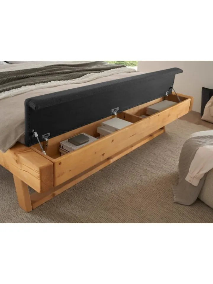 Vaja Betten & Matratzen<Massivholz Doppelbett Sarja 180x200 cm Fichte massiv in Fichte