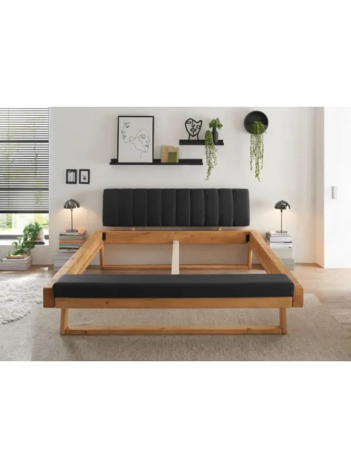 Vaja Betten & Matratzen<Massivholz Doppelbett Sarja 180x200 cm Fichte massiv in Fichte