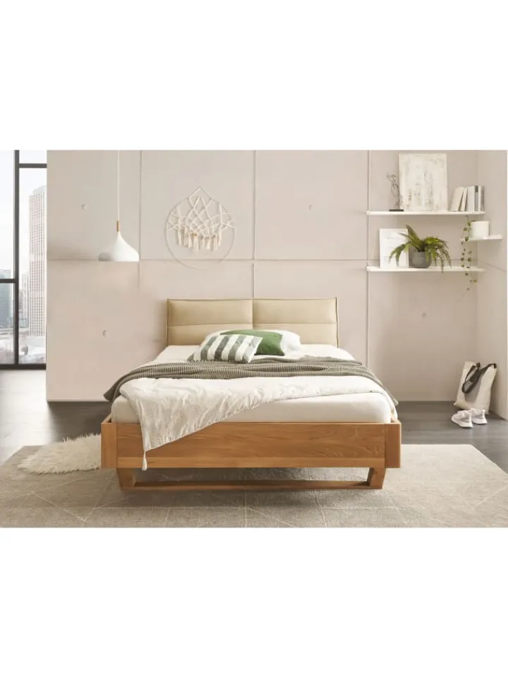 Vaja Betten & Matratzen<Massivholz-Bett TJARK ca.140x200 cm in Eiche geölt