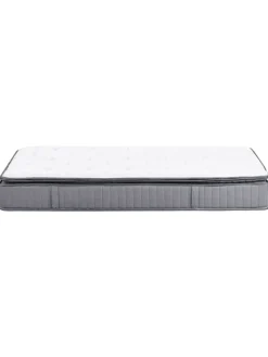 Beliani Betten & Matratzen<Matratze PLEASANT in Weiß/Grau - (W) 90 x (H) 25 x (L) 200 cm