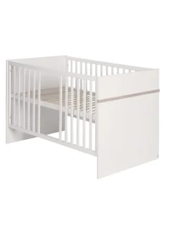 roba Möbel-Sets<Möbelset Moritz 2-tlg. Weiß/Luna Elm mit Kinderbett & Kommode