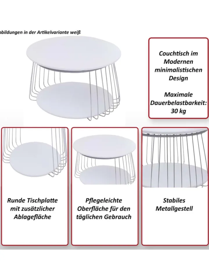 MCW Möbel-Sets<MCA Couchtisch P60, Braun