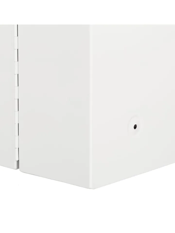 relaxdays Badmöbel<Medikamentenschrank in Weiß - (B)53 x (H)53 x (T)20 cm