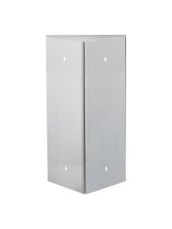 relaxdays Badmöbel<Medizinschrank in Silber - (B)30 x (H)56 x (T)18 cm
