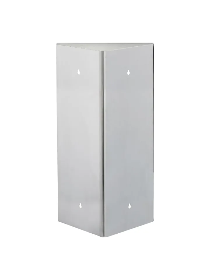 relaxdays Badmöbel<Medizinschrank in Silber - (B)30 x (H)56 x (T)18 cm