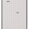 Design Letters Wanddekoration<Message-Board in Grau - A2