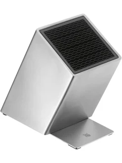 WMF Koch- & Backutensilien<Messerblock ''Flextec'' in Silber - (B)15,7 x (H)25 x (T)26,5 cm