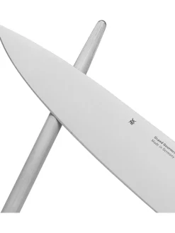 WMF Koch- & Backutensilien<Messerschärfer ''Gourmet'' in Silber - (L)36 cm