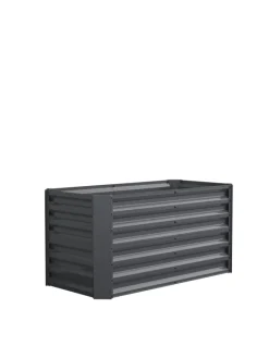 VCM Pflanzen & Zubehör<Metall Pflanzbeet Hochbeet Gartenbeet 120x60 Galdo in Schwarz