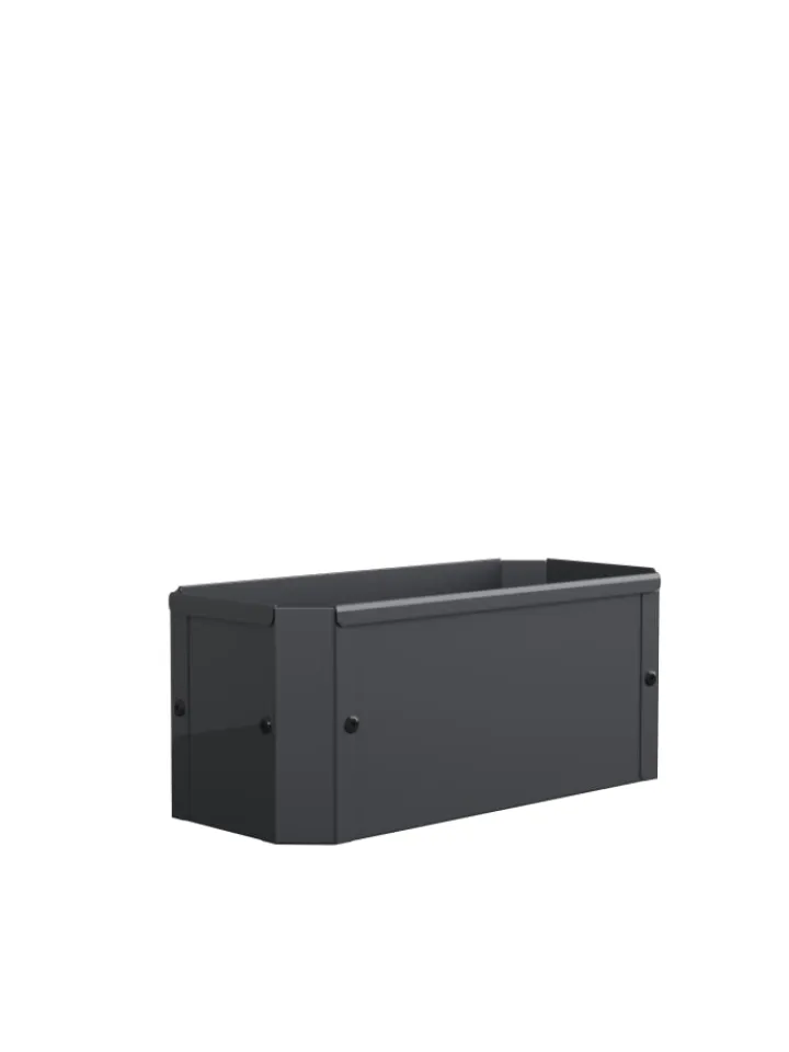 VCM Pflanzen & Zubehör<Metall Pflanzkasten Blumentopf 39x18 Balora S in Schwarz
