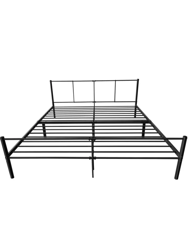 en.casa Betten & Matratzen<Metallbett Laos in Schwarz (B)180cm